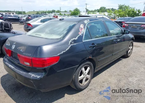 2005 Honda Accord 2.4 Ex z USA, uszkodzony, nr VIN 1HGCM568X5A181428